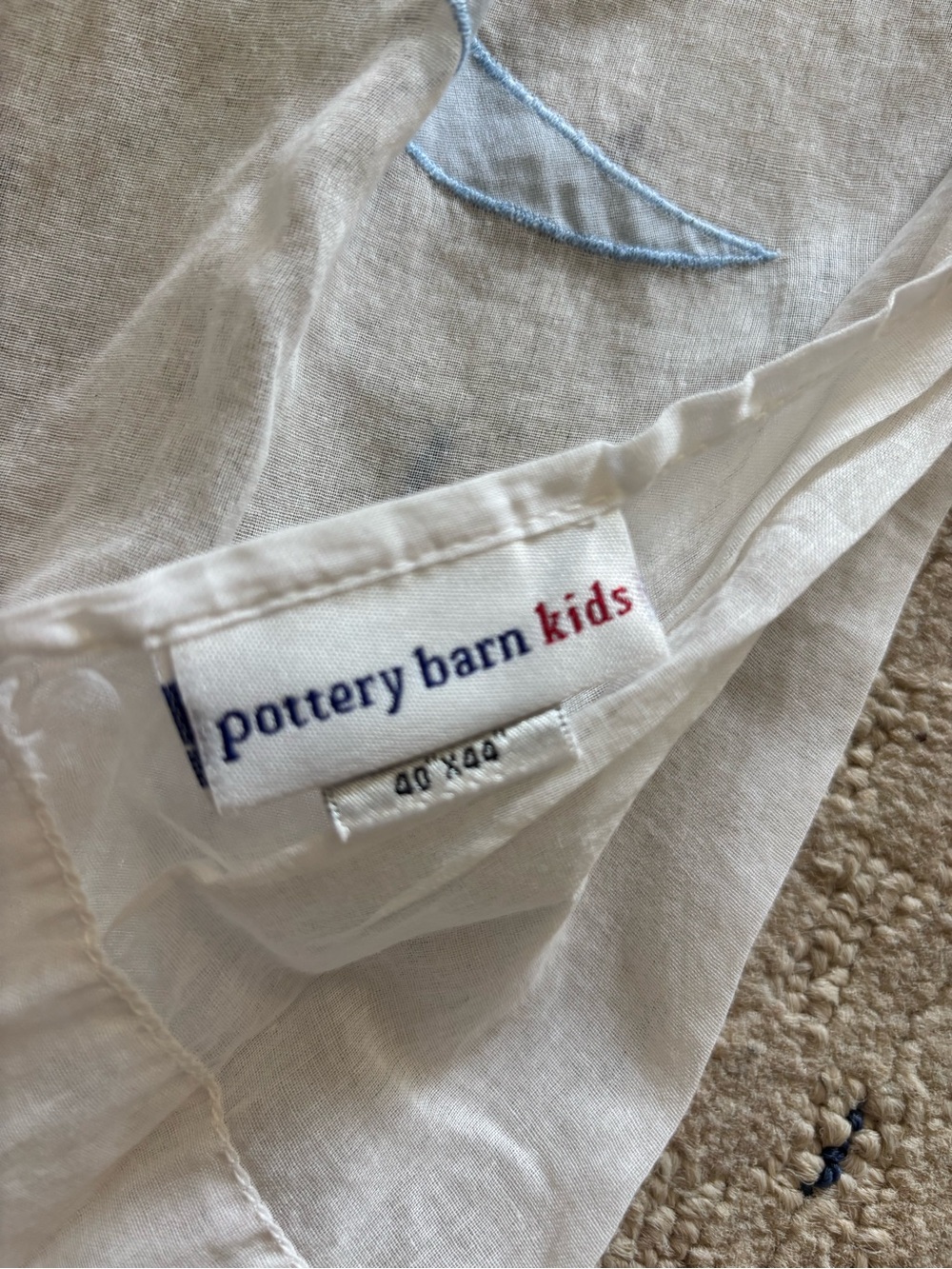 Pottery Barn Kids Moon & Star Curtains Window Sheer Panels - Picture 4 of 10